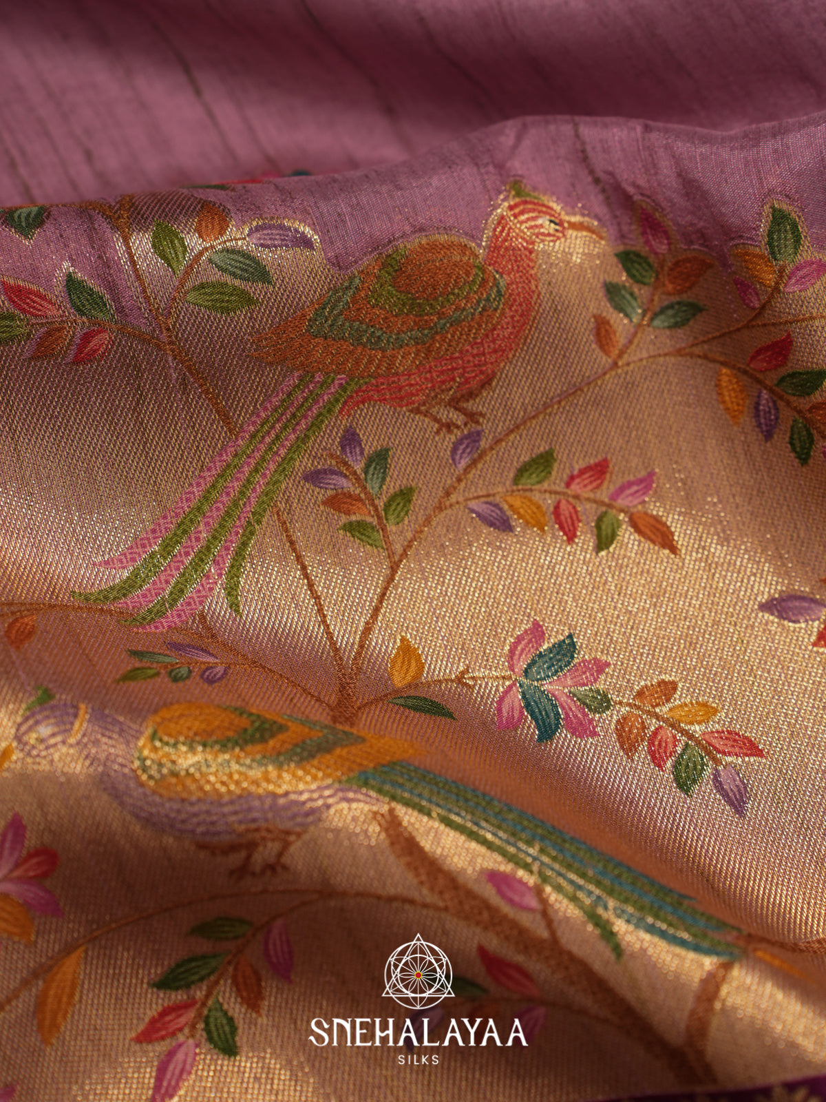 Lavender Banaras Saree