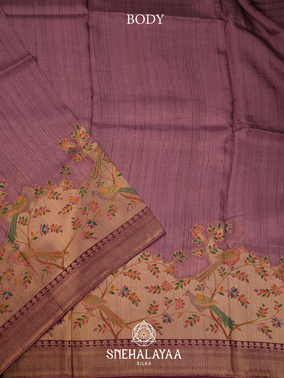 Lavender Banaras Saree