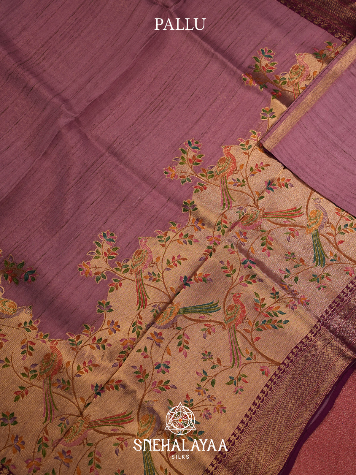 Lavender Banaras Saree