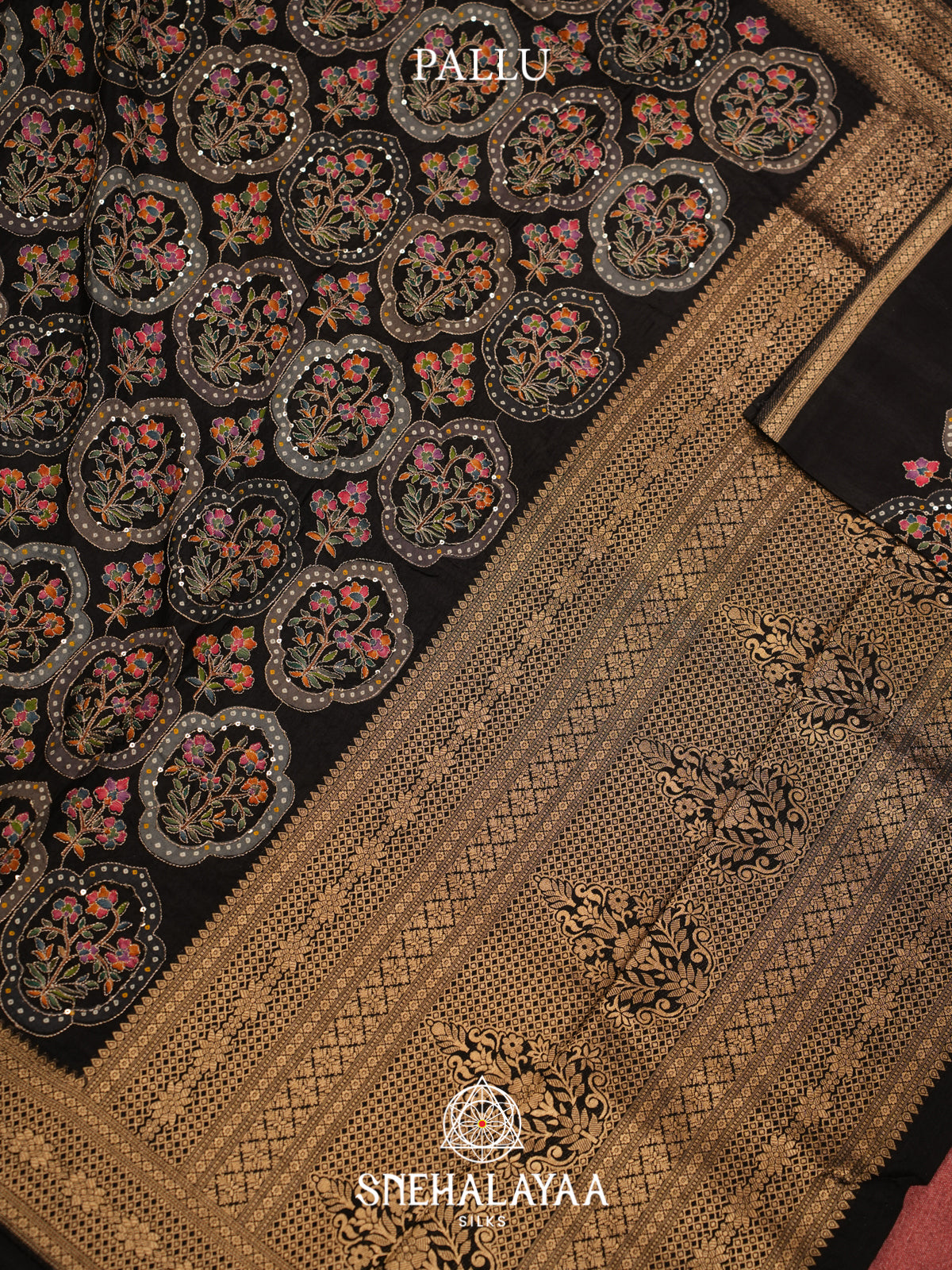 Black Banaras Saree