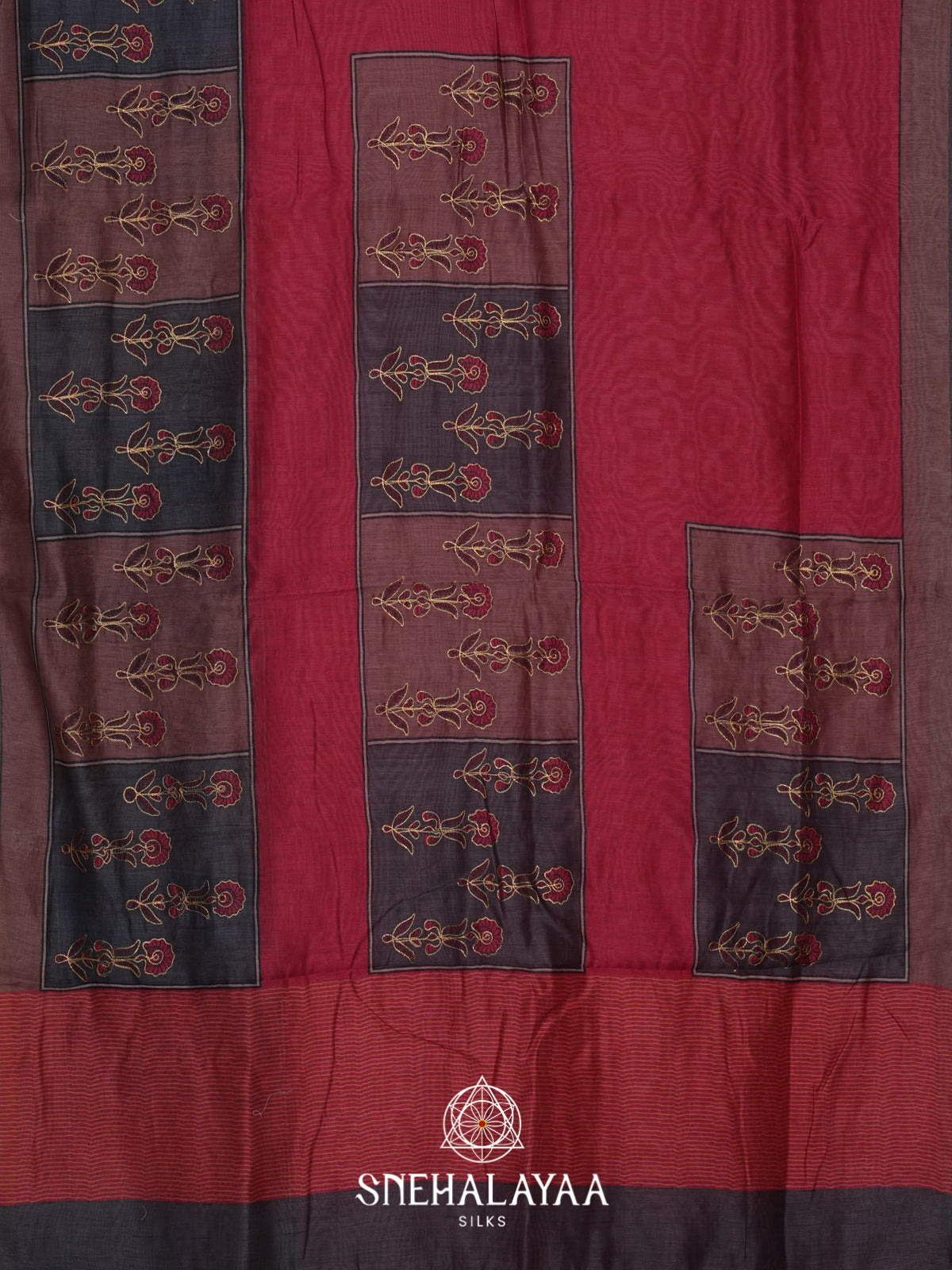 Mauve Chanderi Saree