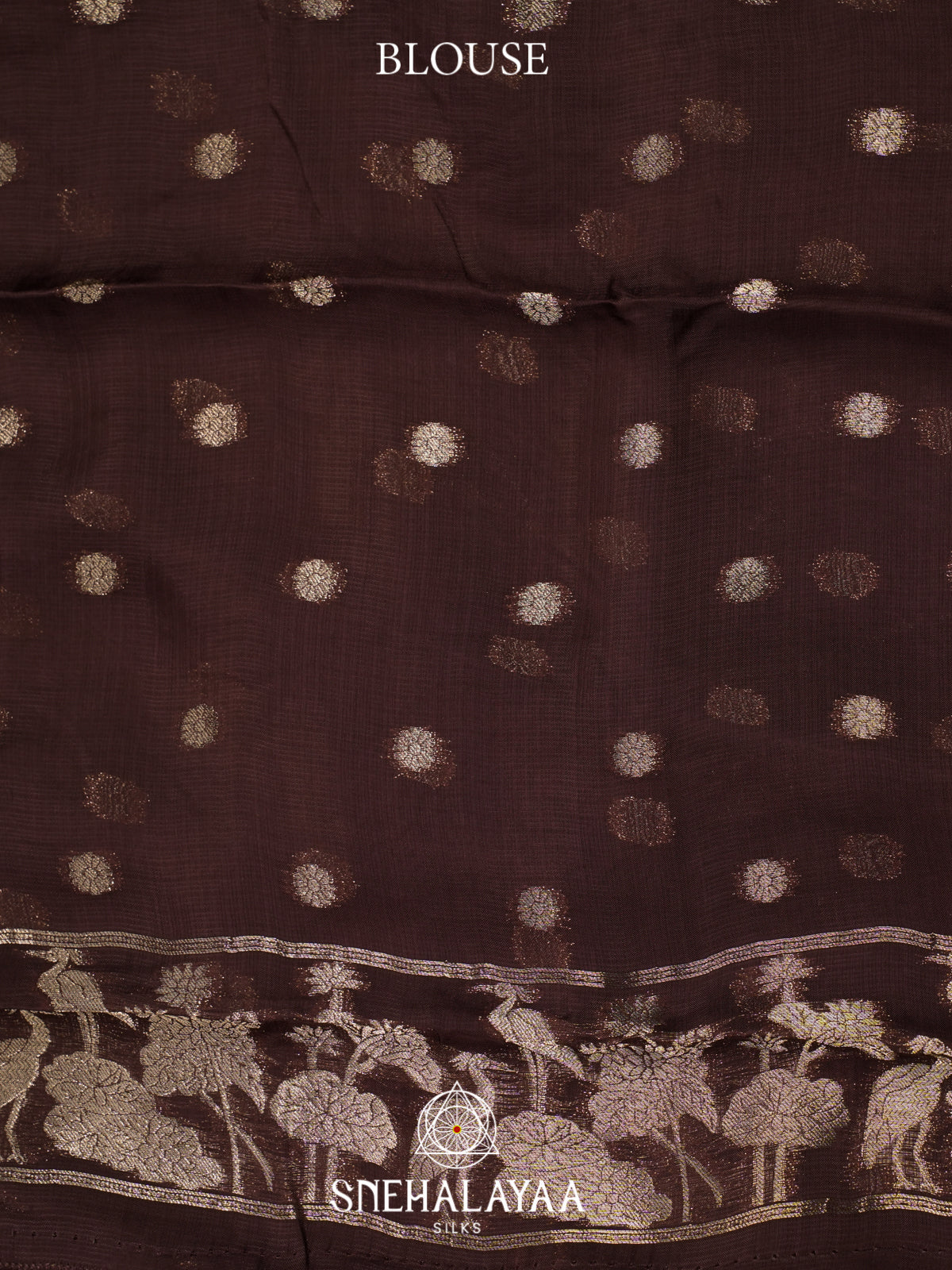 Coffee Brown Kota Saree