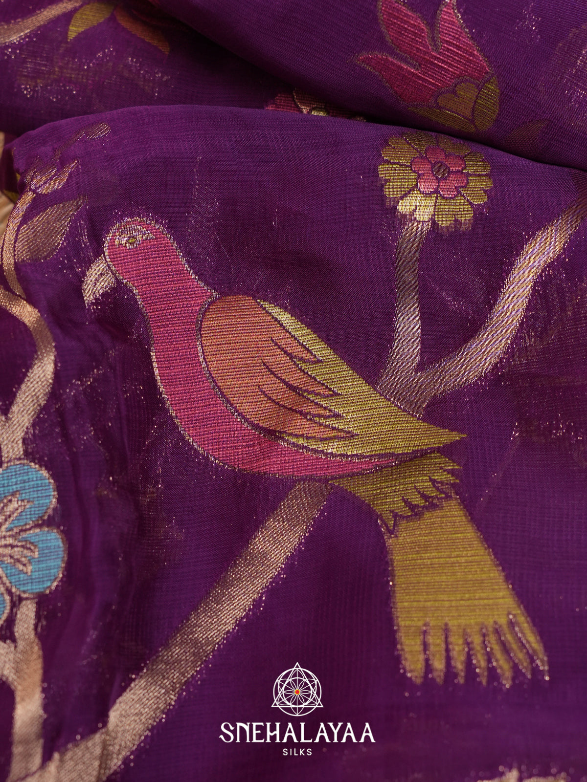 Violet Kota Saree