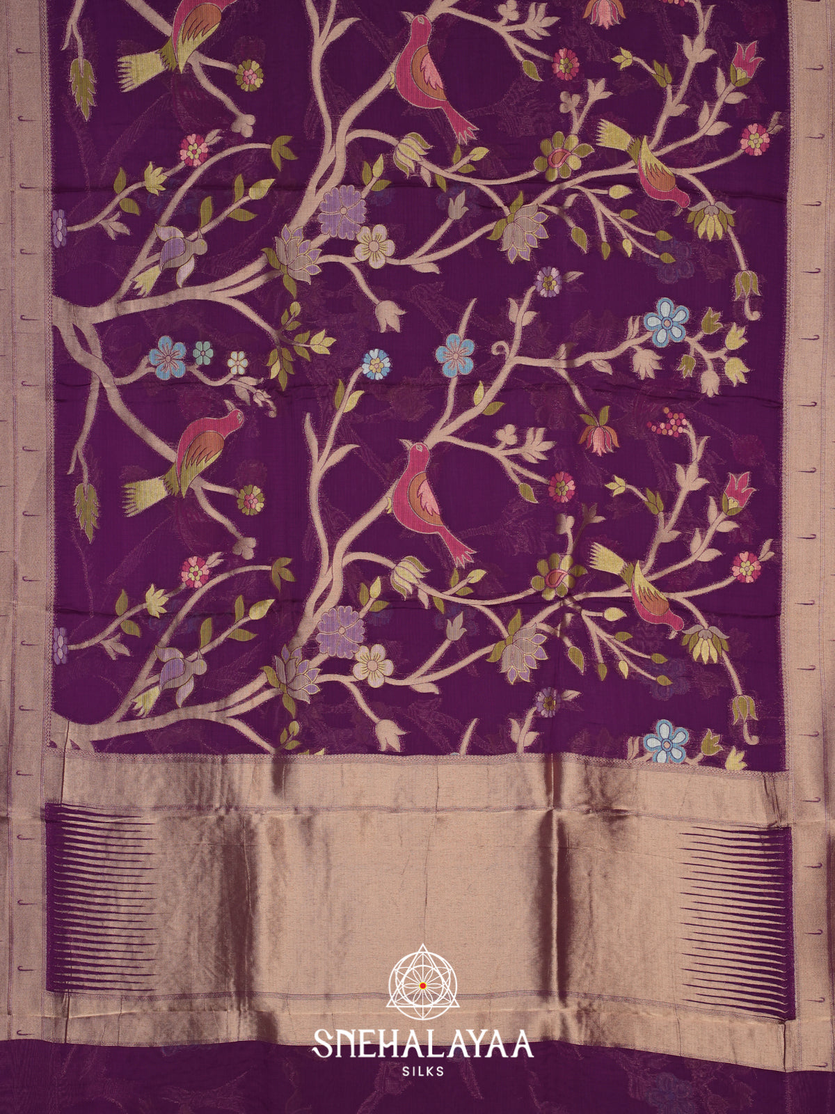 Violet Kota Saree