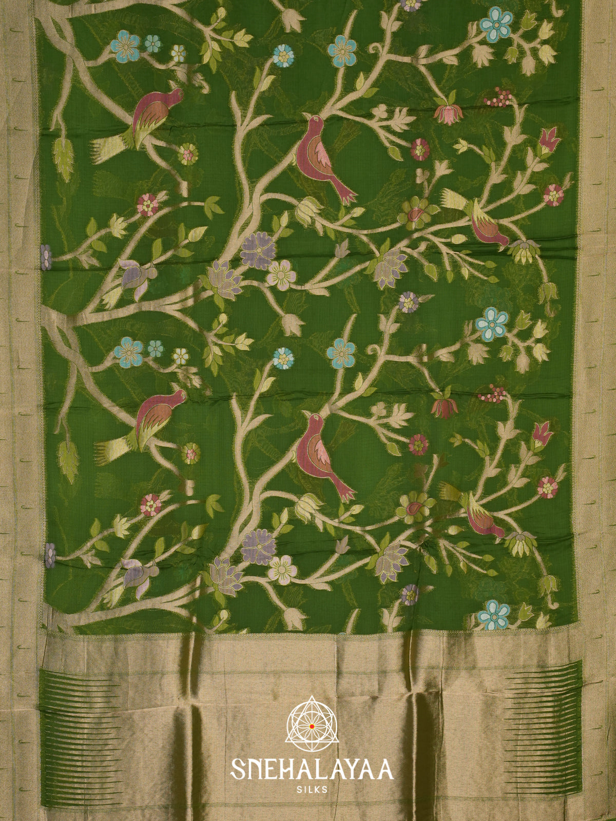 Green Kota Saree