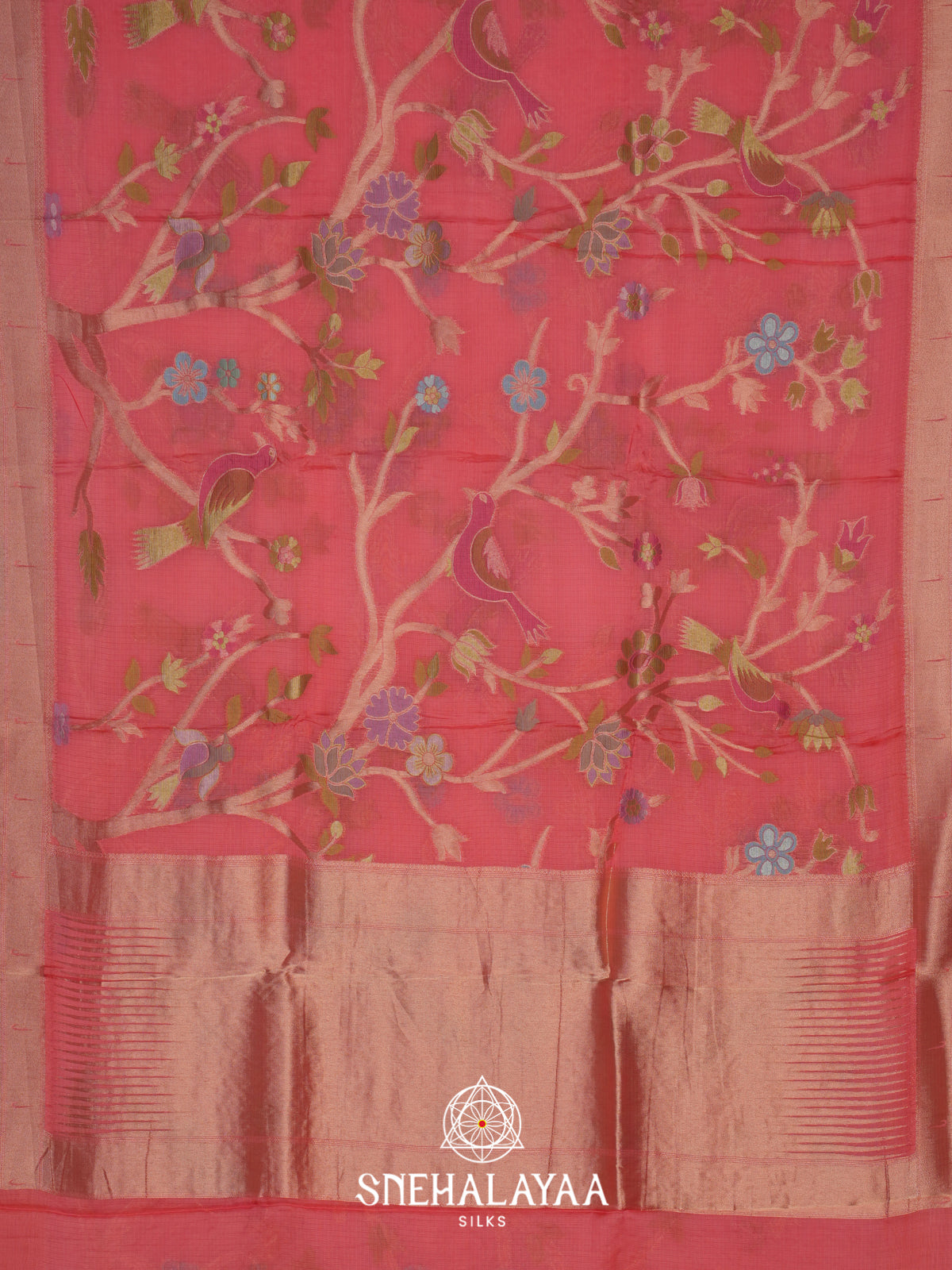 Pink Kota Saree