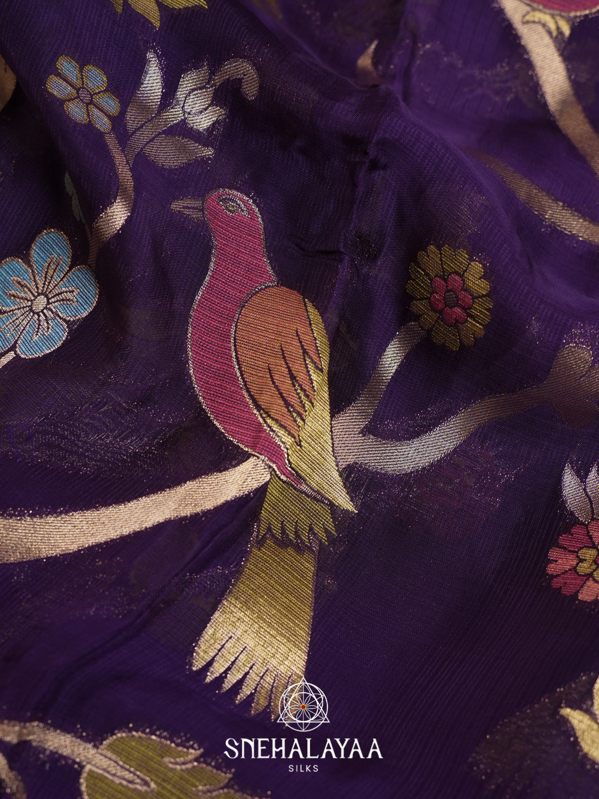 Violet Kota Saree