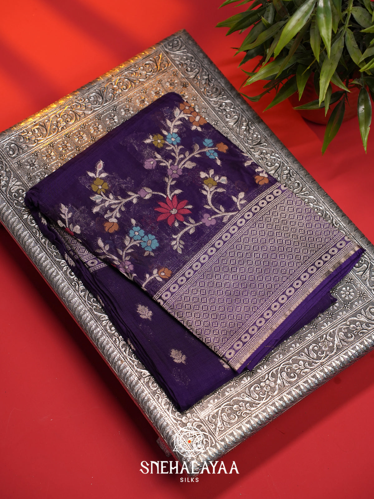 Violet Kota Saree