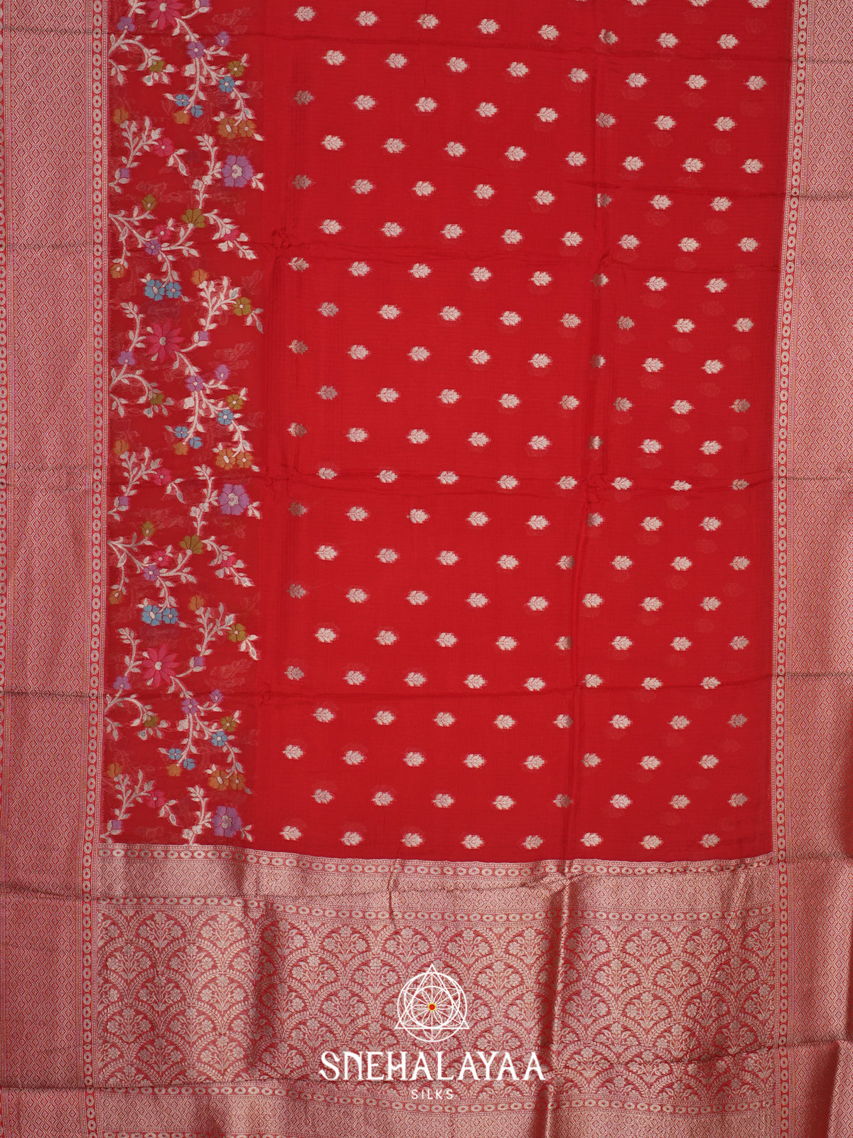 Red  Kota Saree