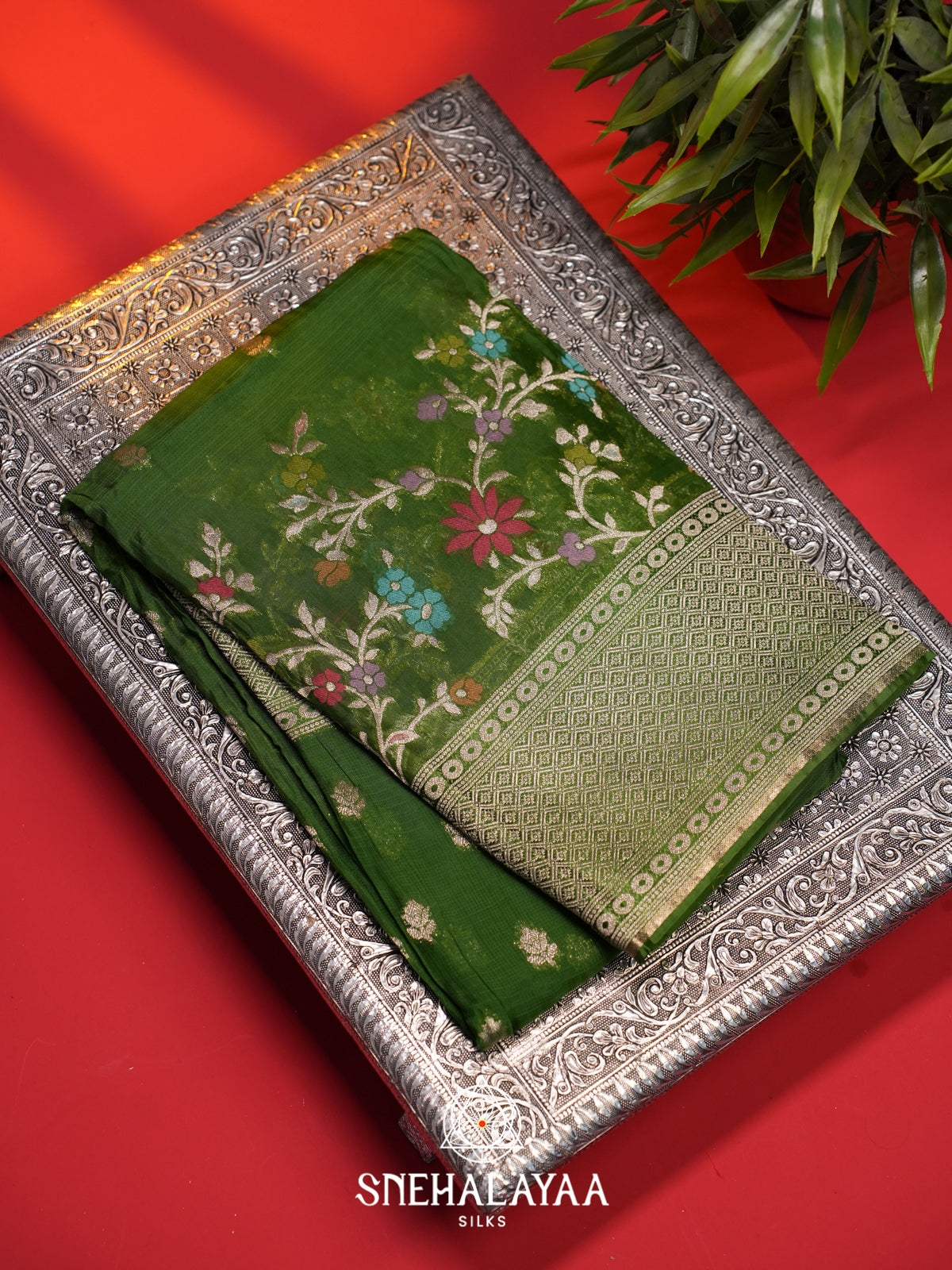 Green Kota Saree