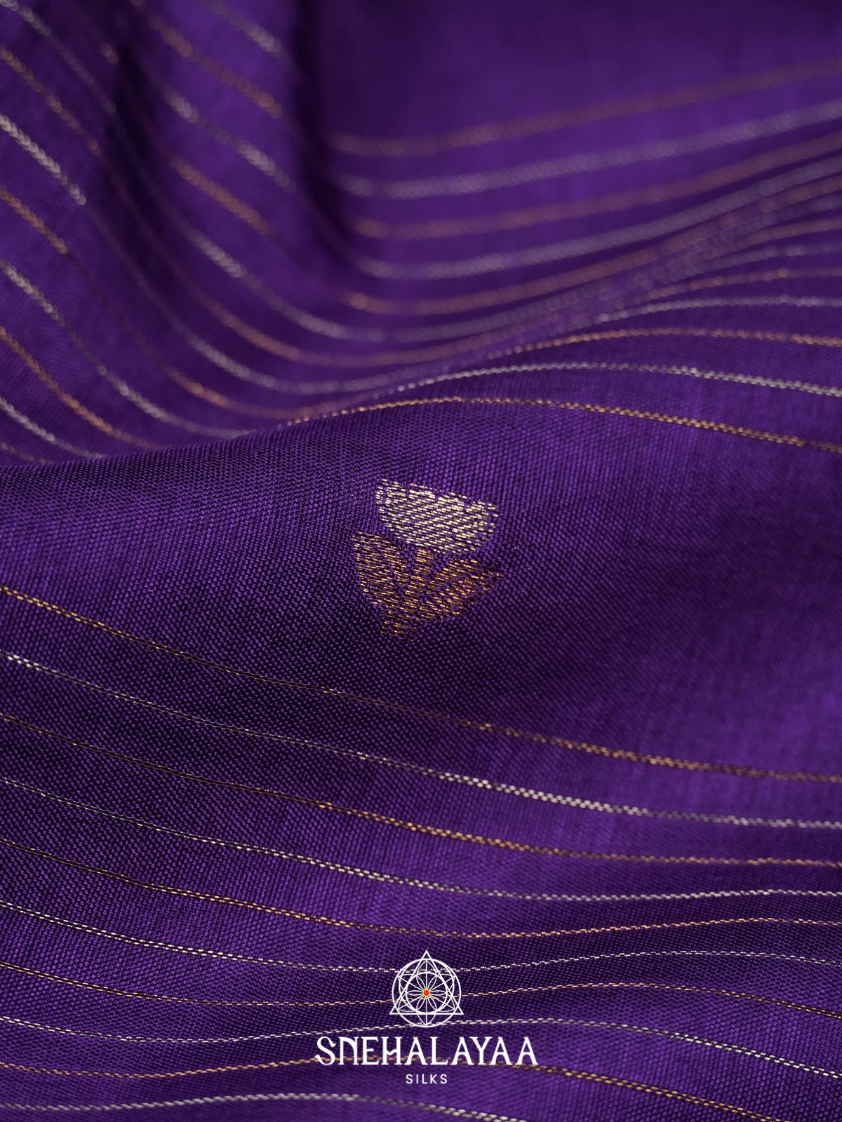 Purple  Banarasi Saree