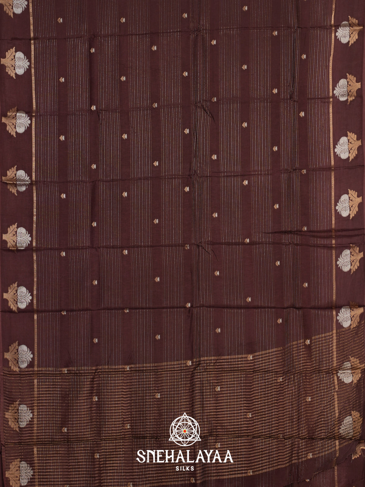 Brown  Banarasi Saree