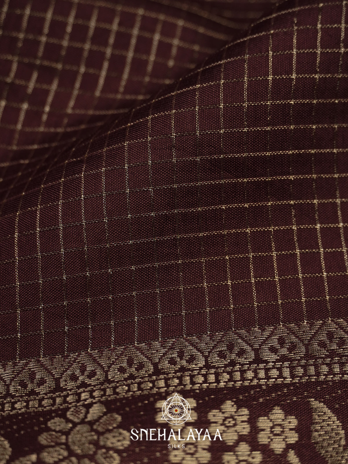 Brown  Banarasi Saree