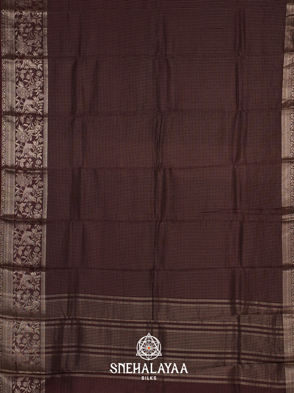 Brown  Banarasi Saree