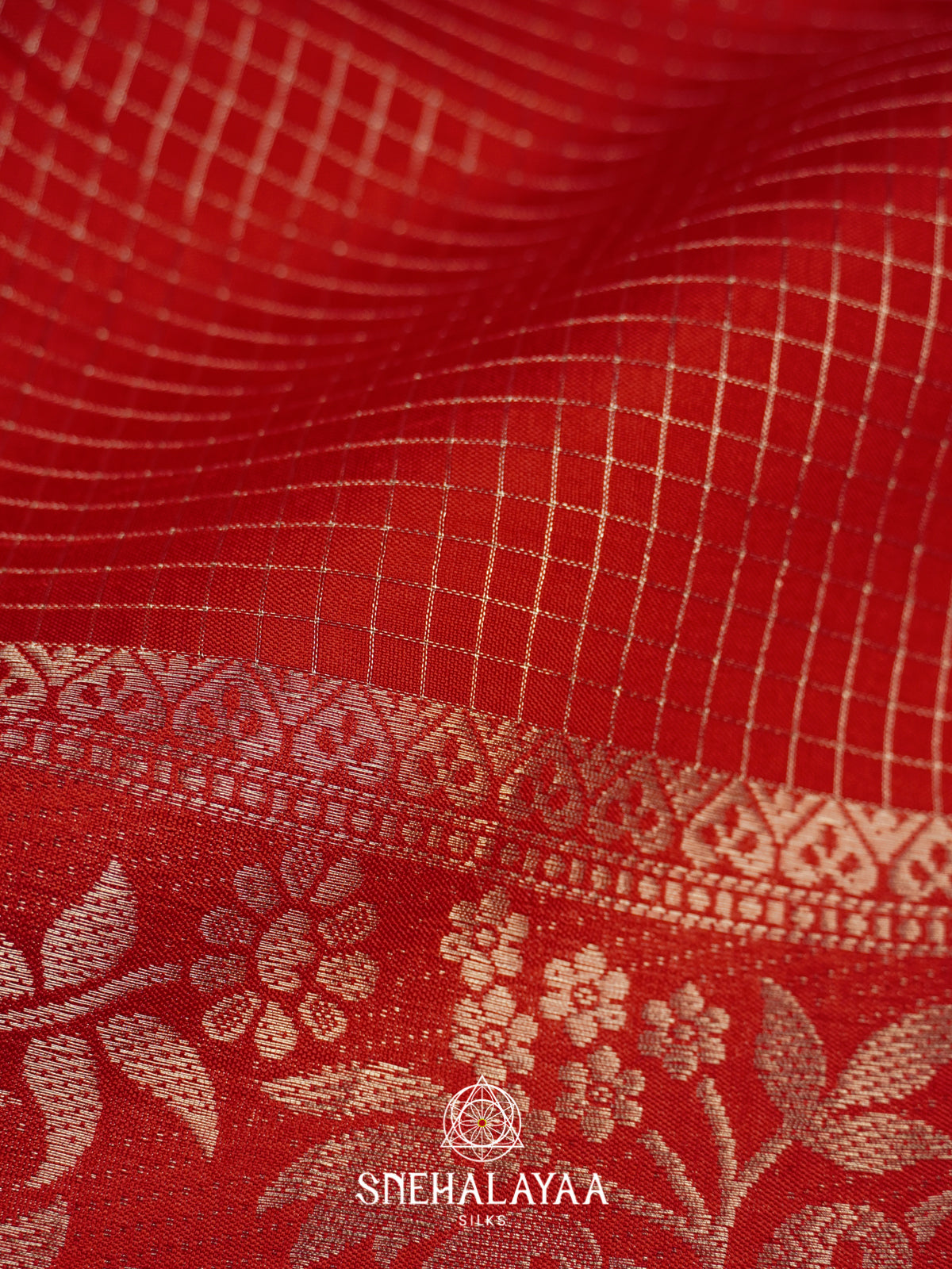 Red  Banarasi Saree