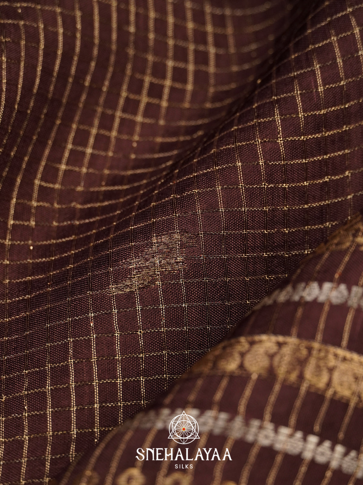 Brown  Banarasi Saree