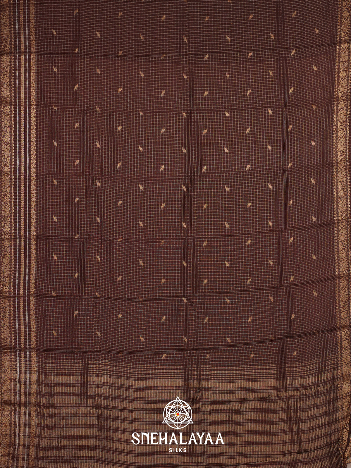 Brown  Banarasi Saree