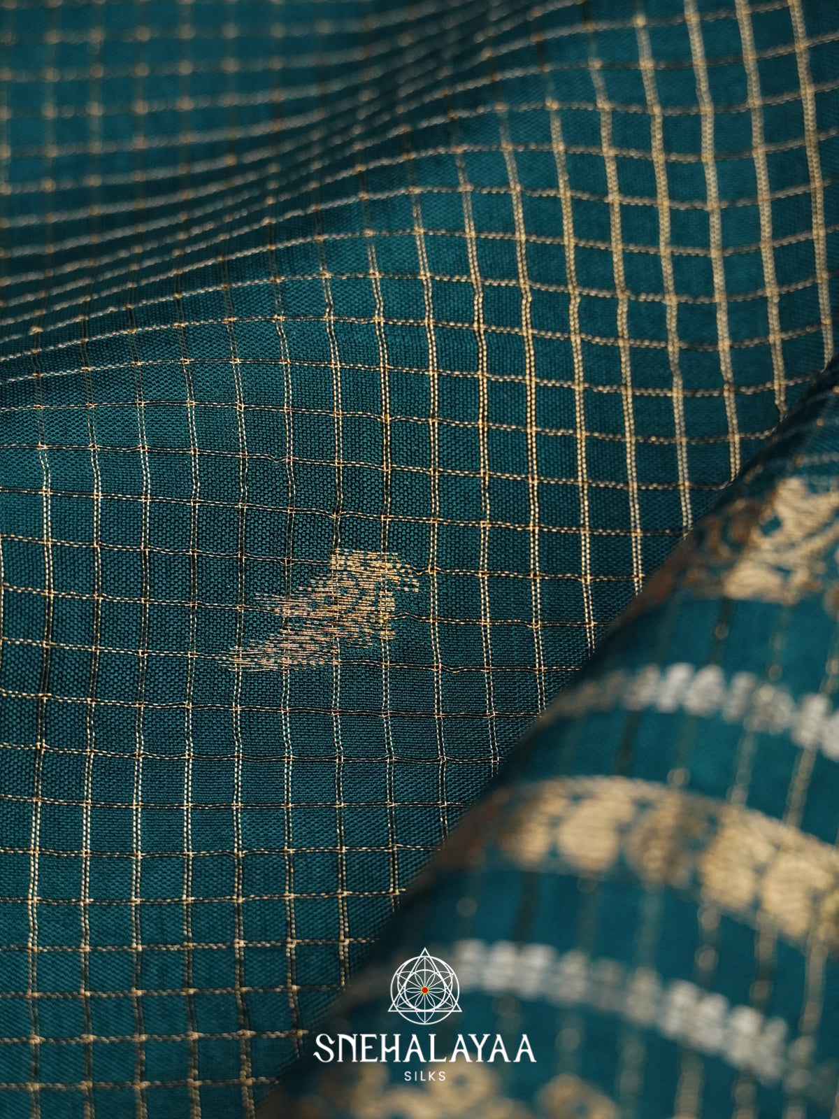 Peacock Green  Banarasi Saree