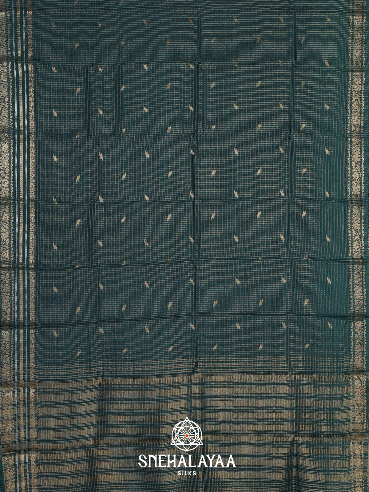 Peacock Green  Banarasi Saree