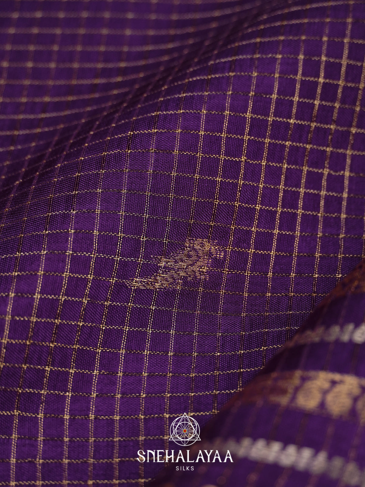 Purple  Banarasi Saree