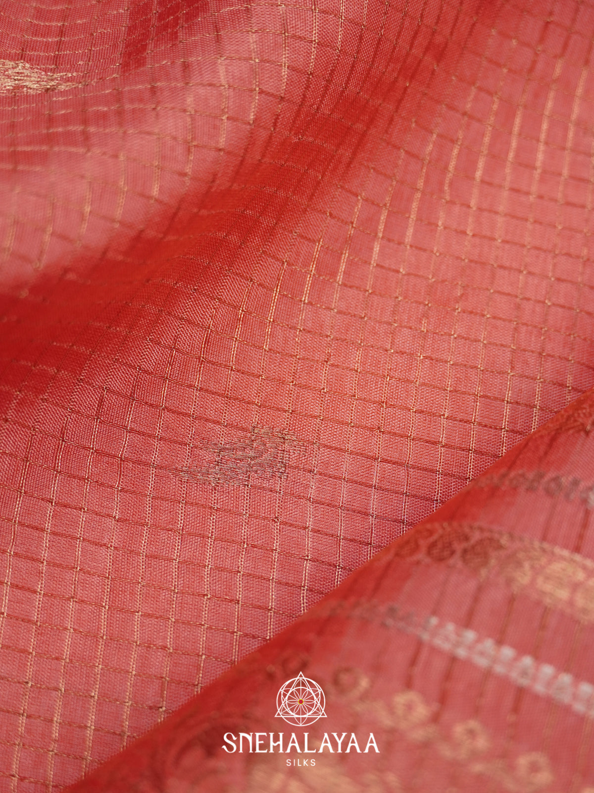 Peach  Banarasi Saree