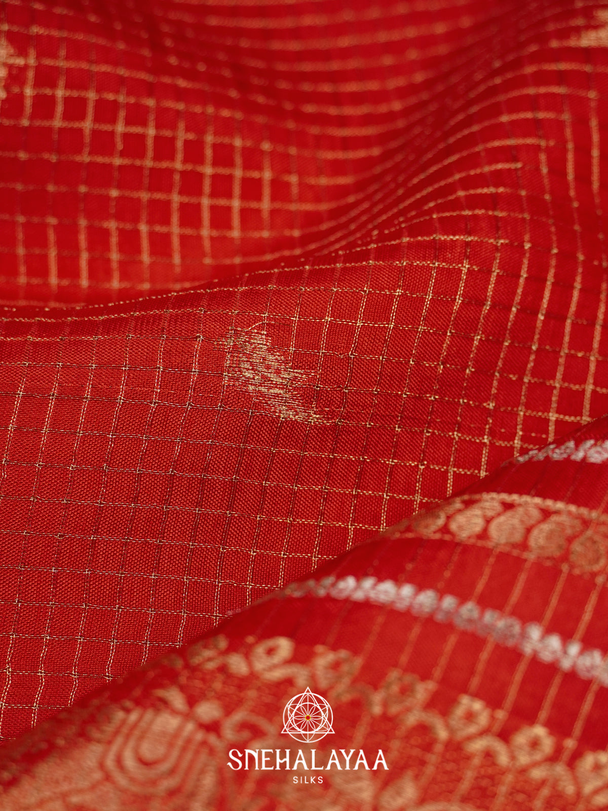Red  Banarasi Saree