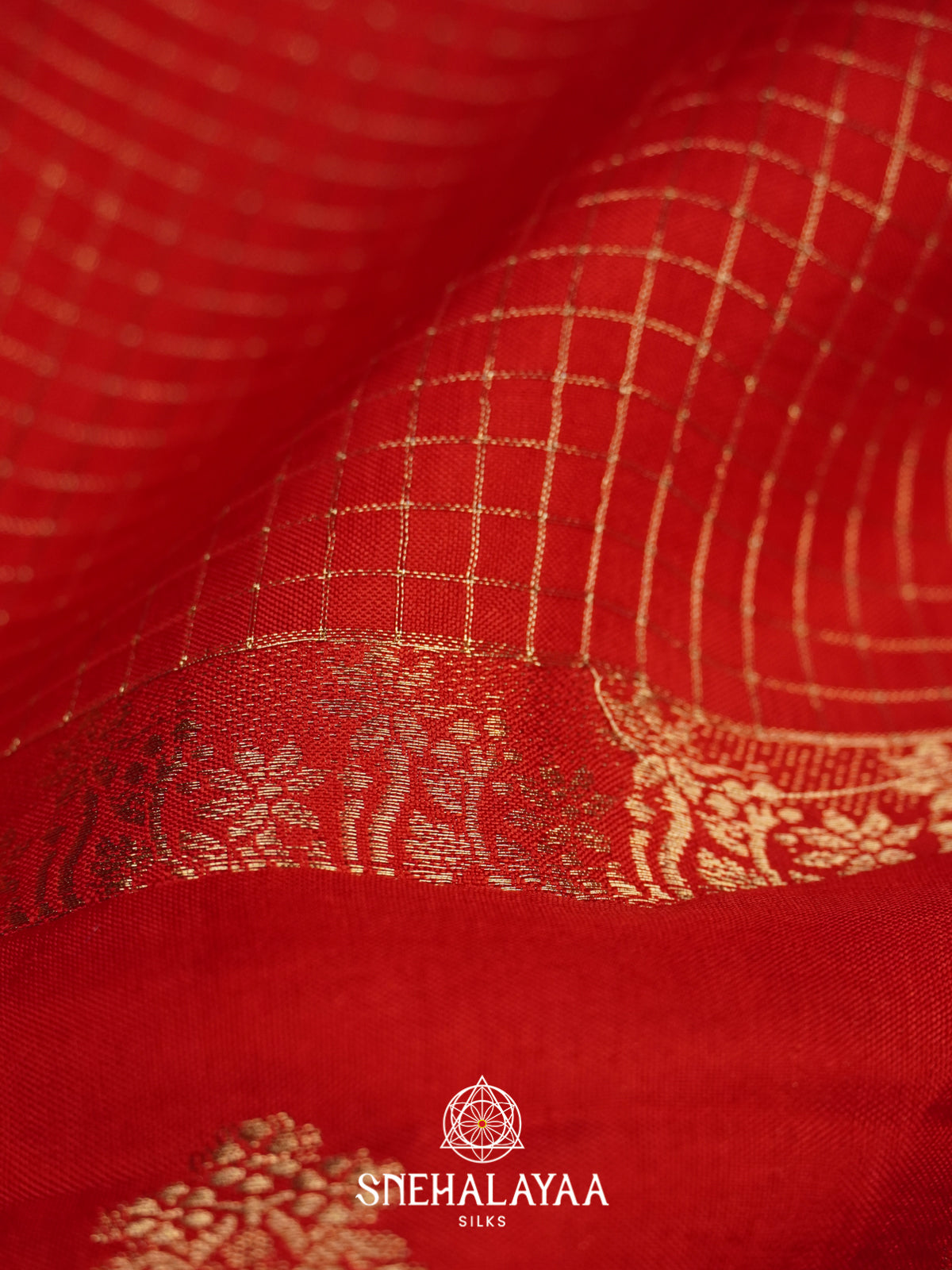 Red  Banarasi Saree