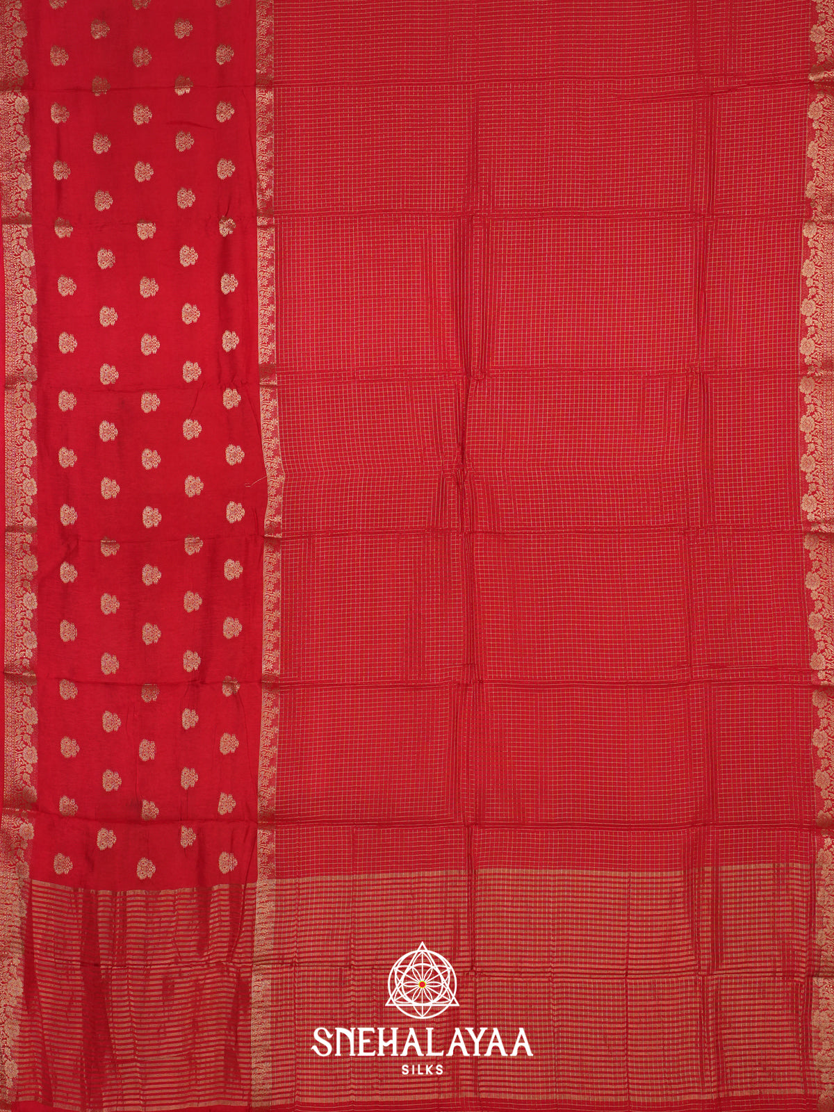 Red  Banarasi Saree