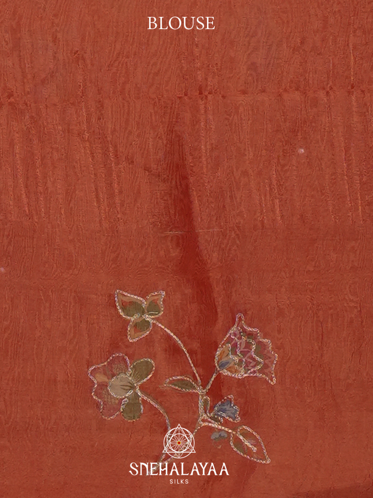 Tomatto Red  Tissue Saree