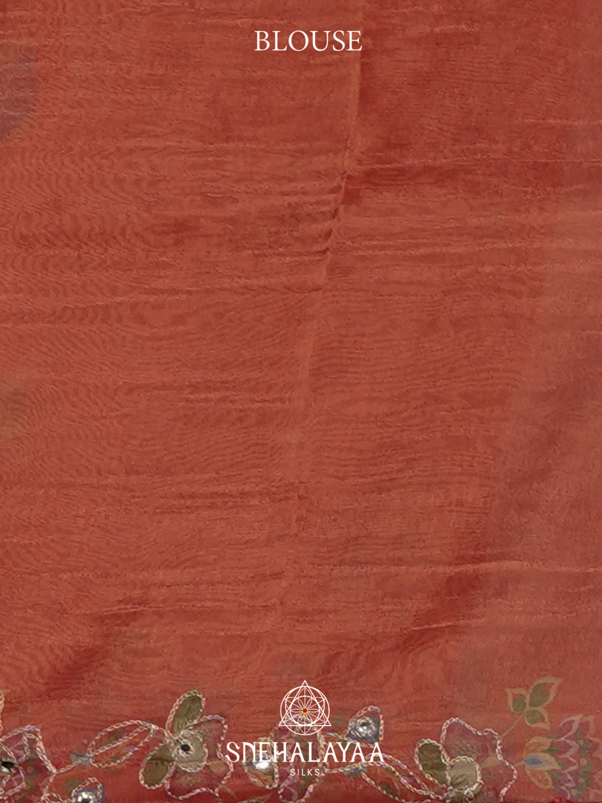 Tomatto Red  Tissue Saree