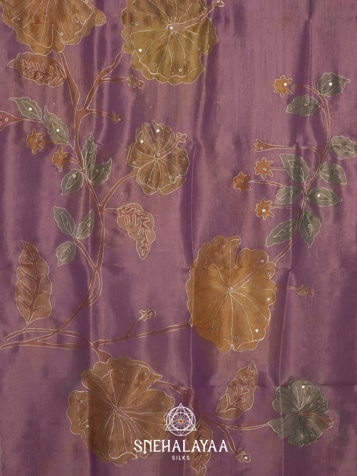 Lavender  Tissue Saree