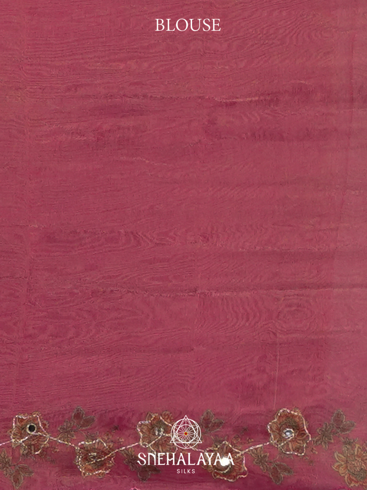 Pink Tissue Saree