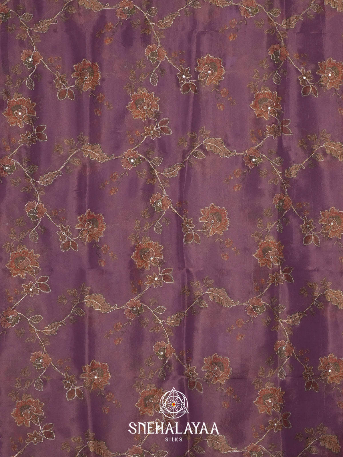 Lavender  Tissue Saree