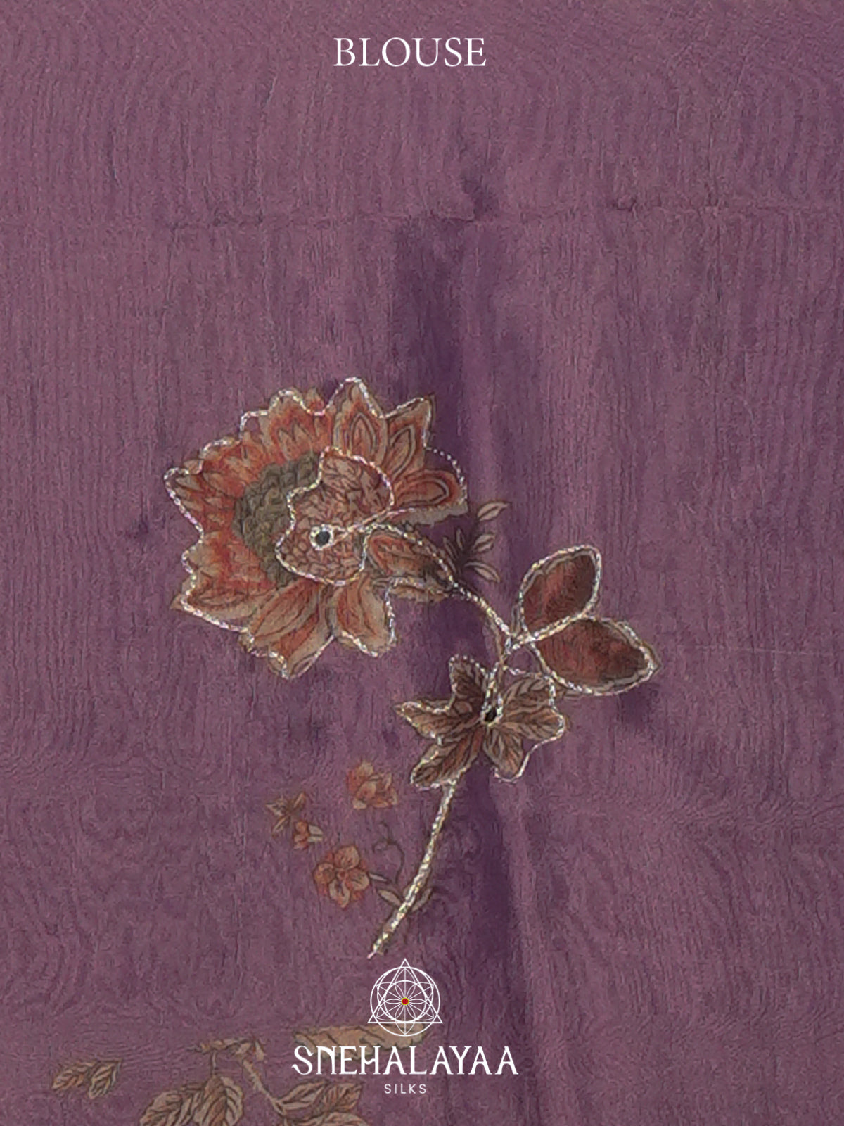 Lavender  Tissue Saree