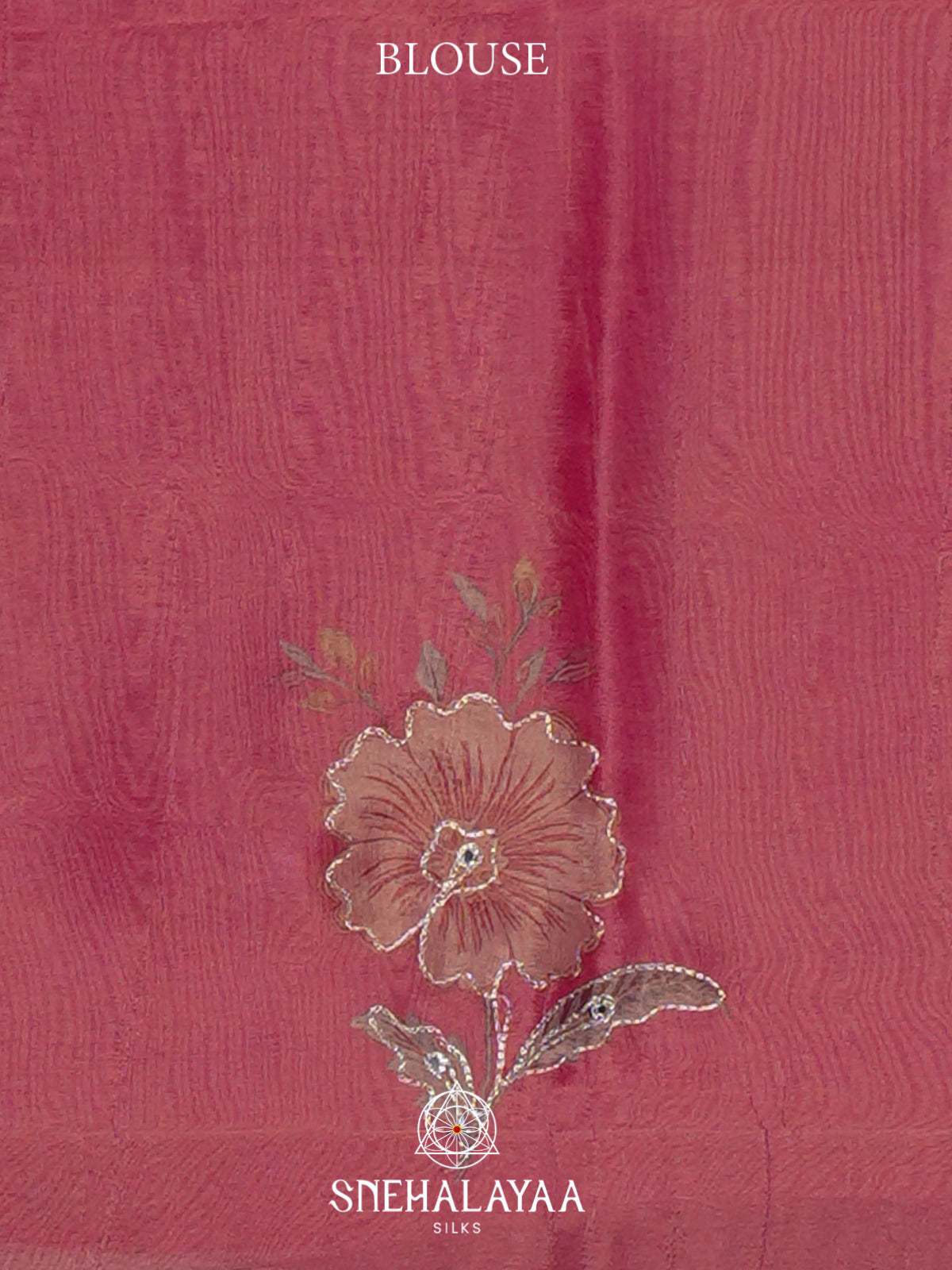 Pink Tissue Saree