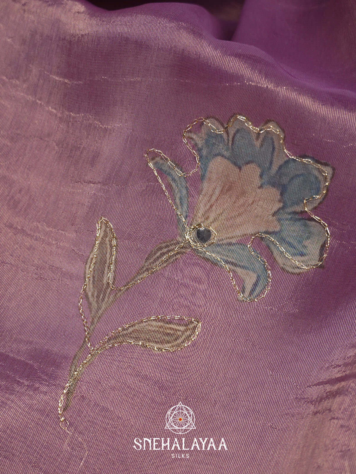 Lavender  Tissue Saree