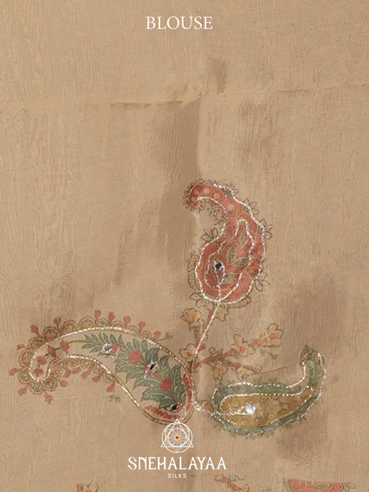 Sandal Tissue Saree