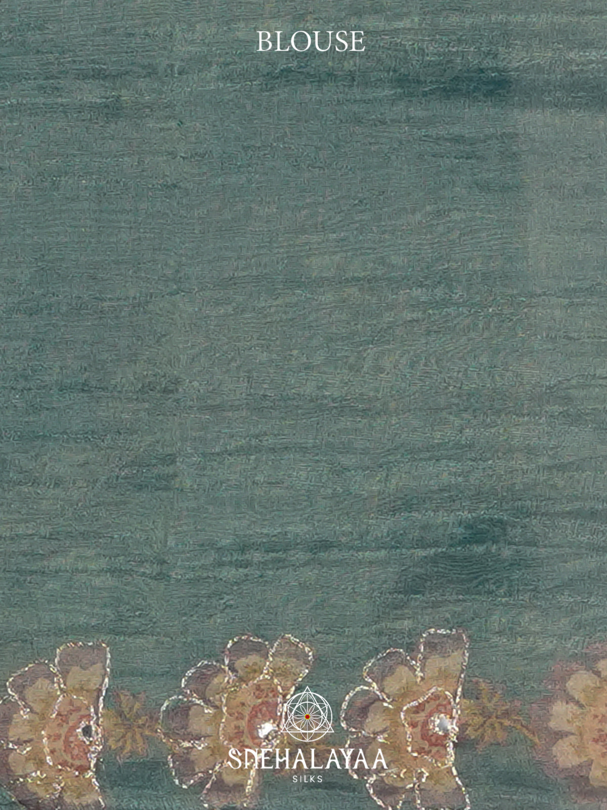 Sea Green Tissue Saree