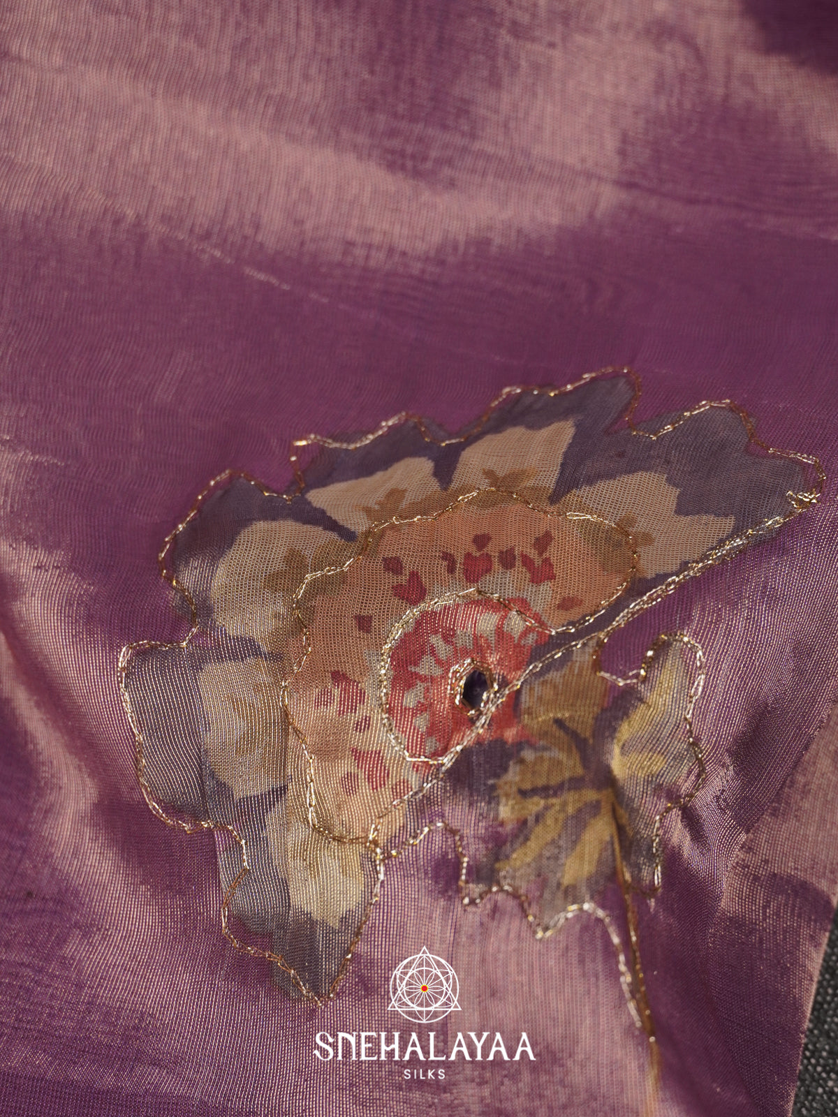 Lavender  Tissue Saree