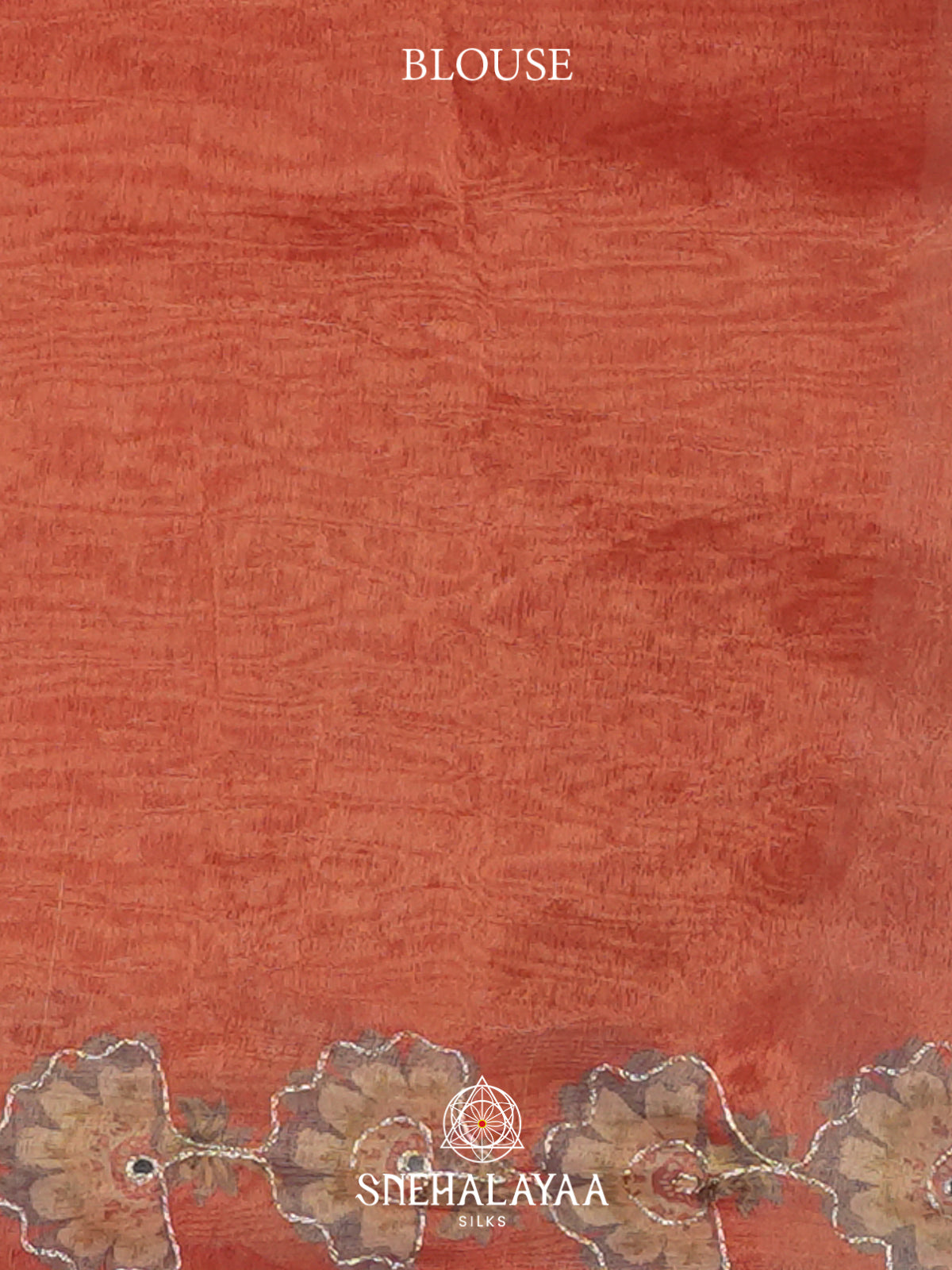 Red Tissue Saree