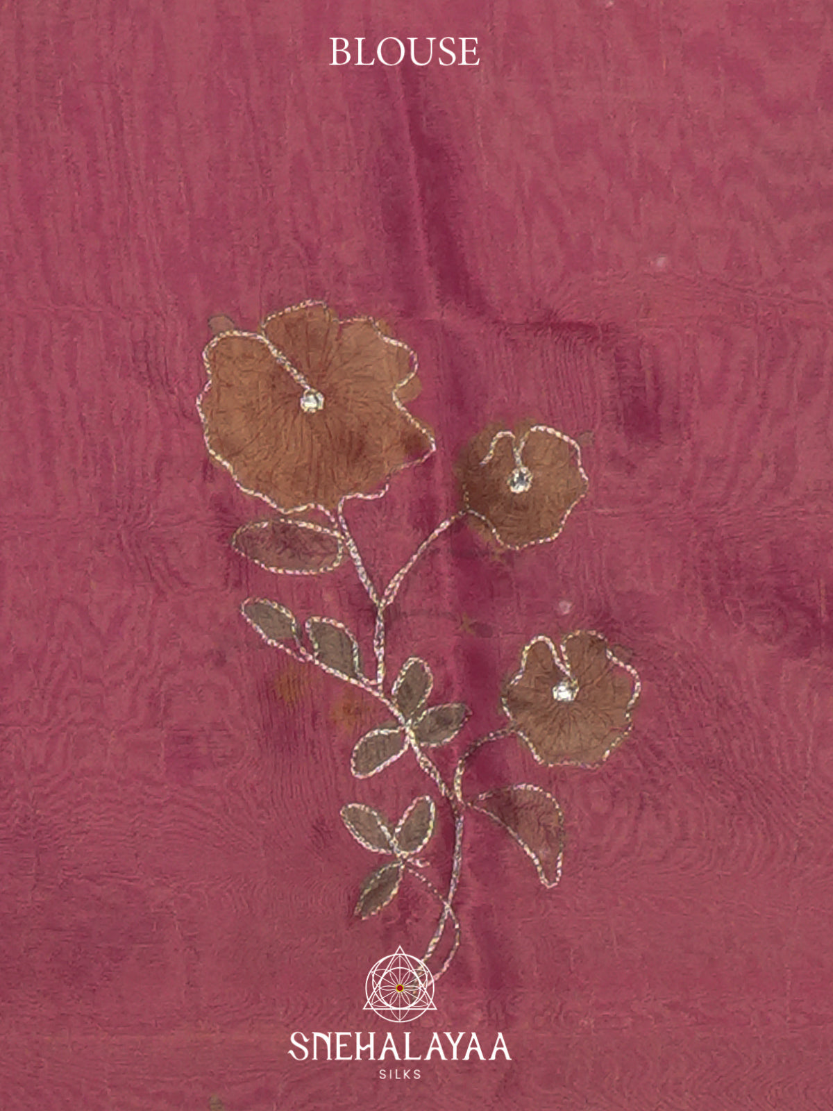 Pink Tissue Saree
