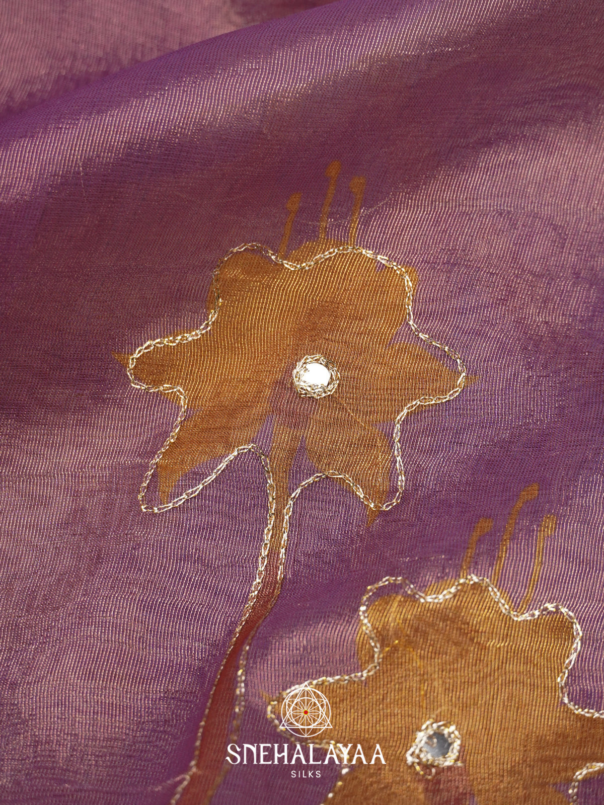 Lavender  Tissue Saree