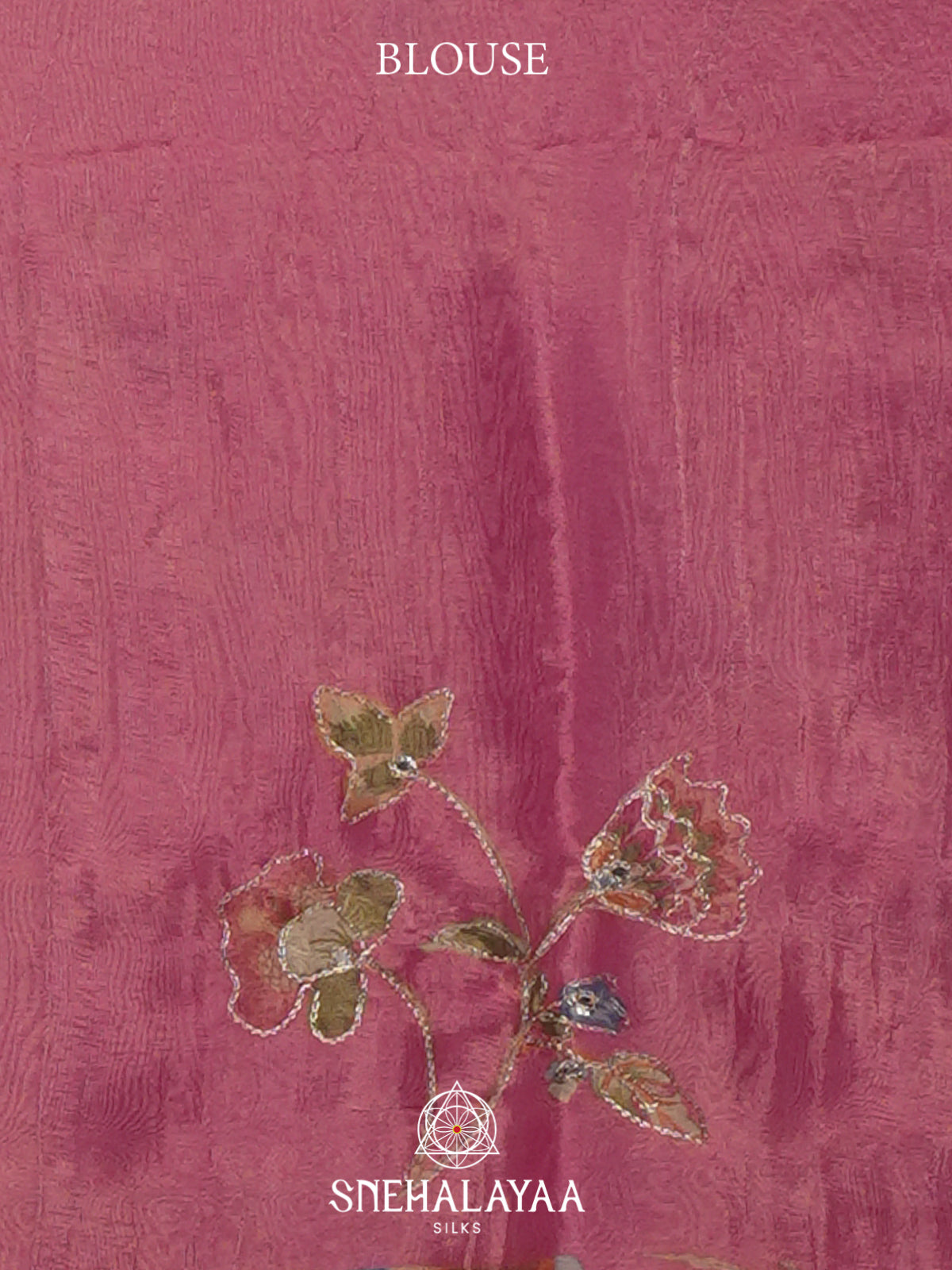 Pink Tissue Saree