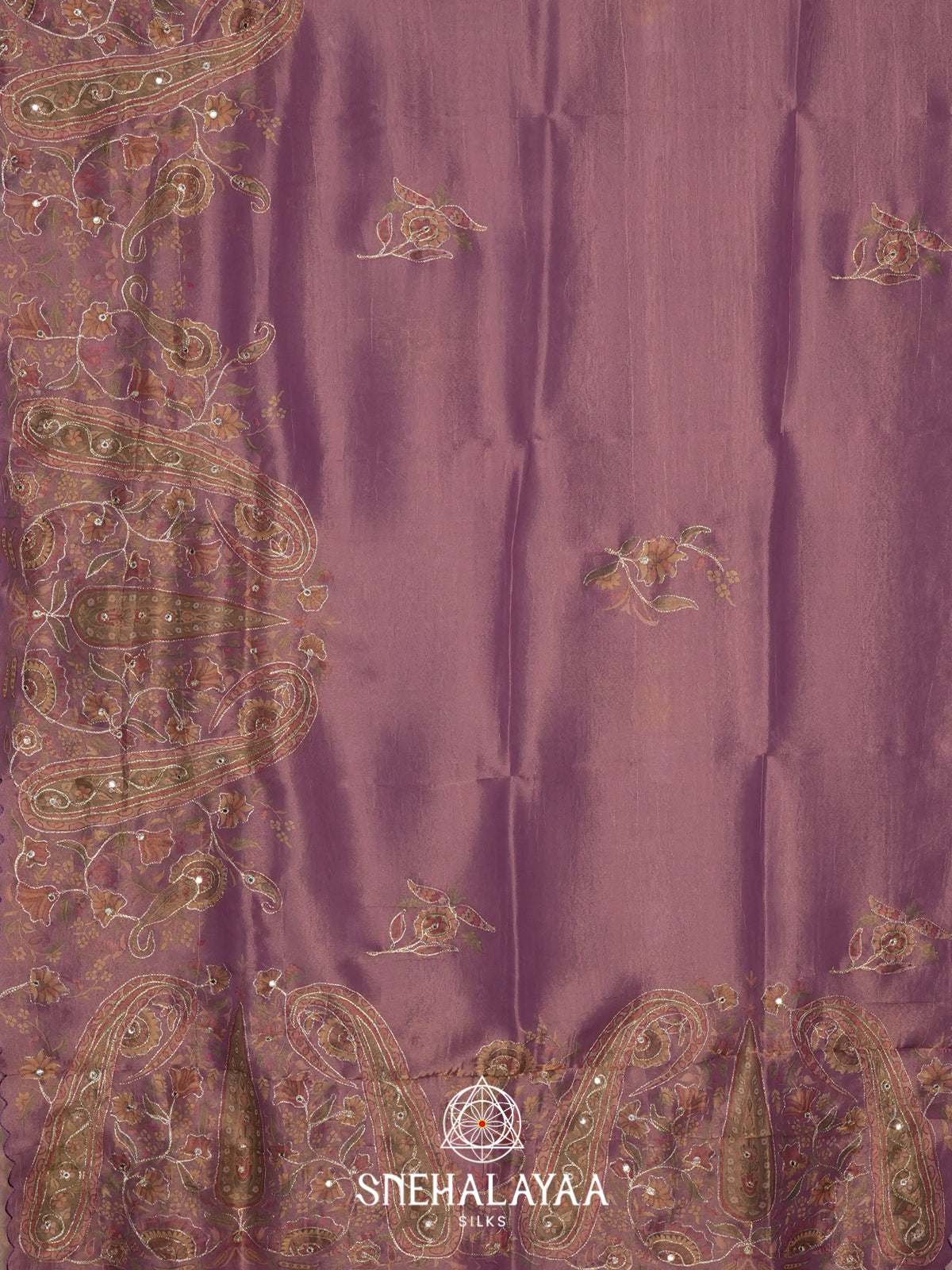 Lavender  Tissue Saree