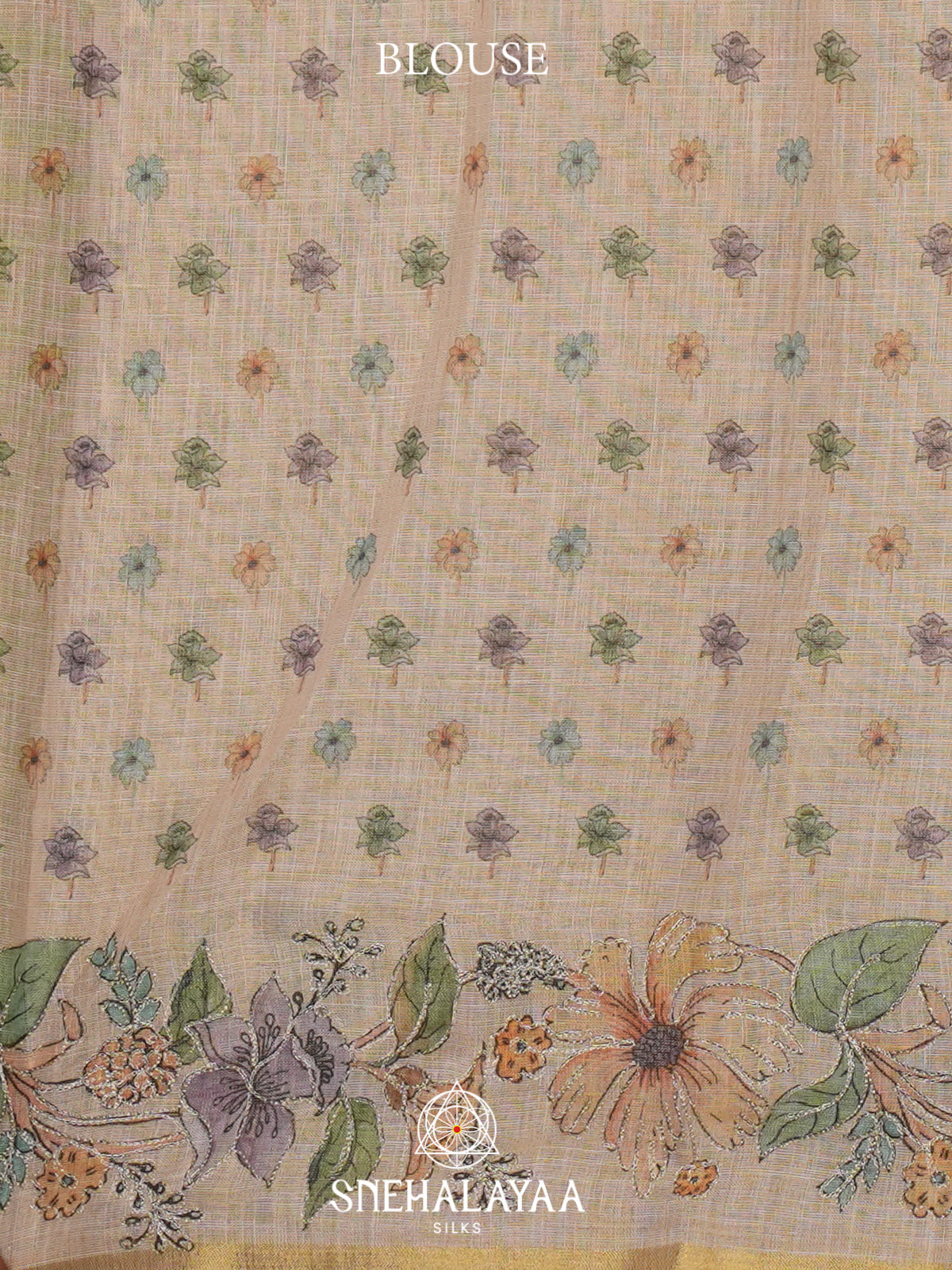 Olive Green  Tissue Saree