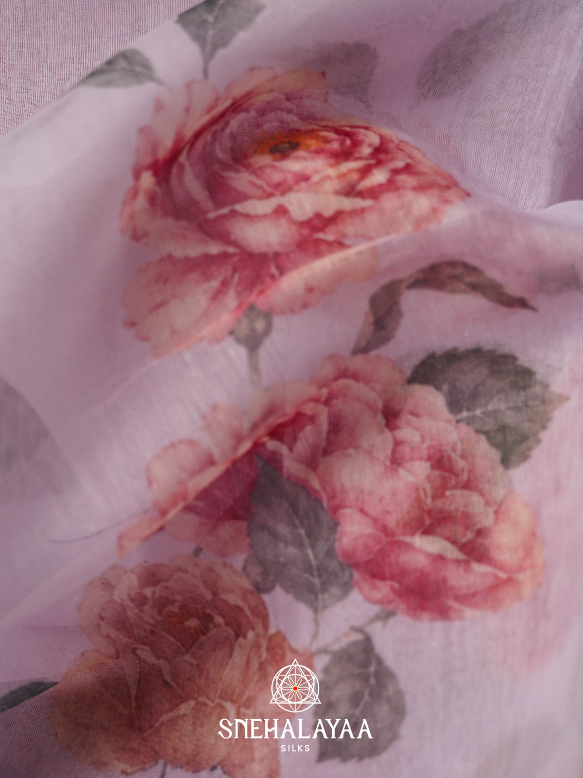Pink Linen Saree