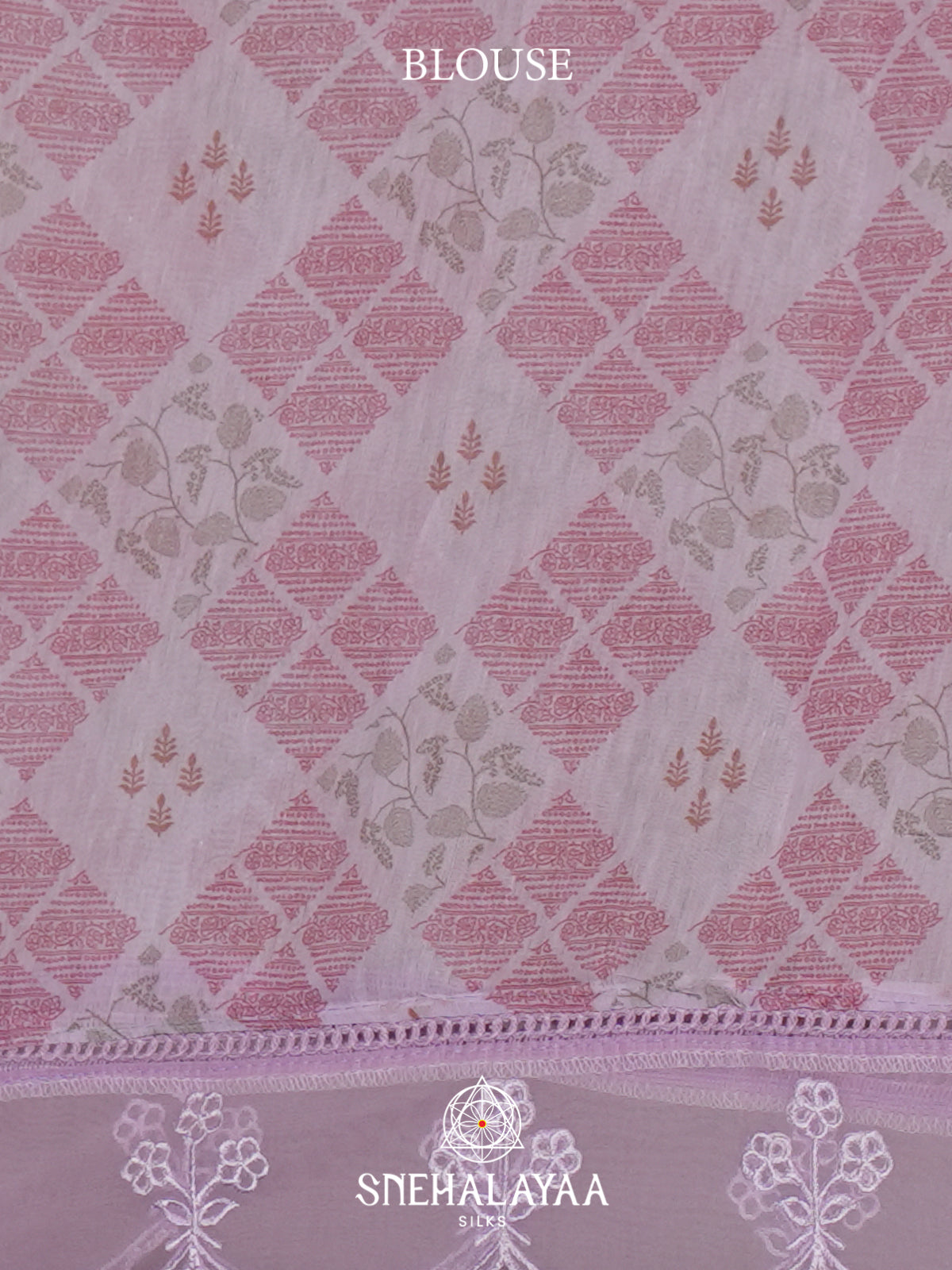 Pink Linen Saree