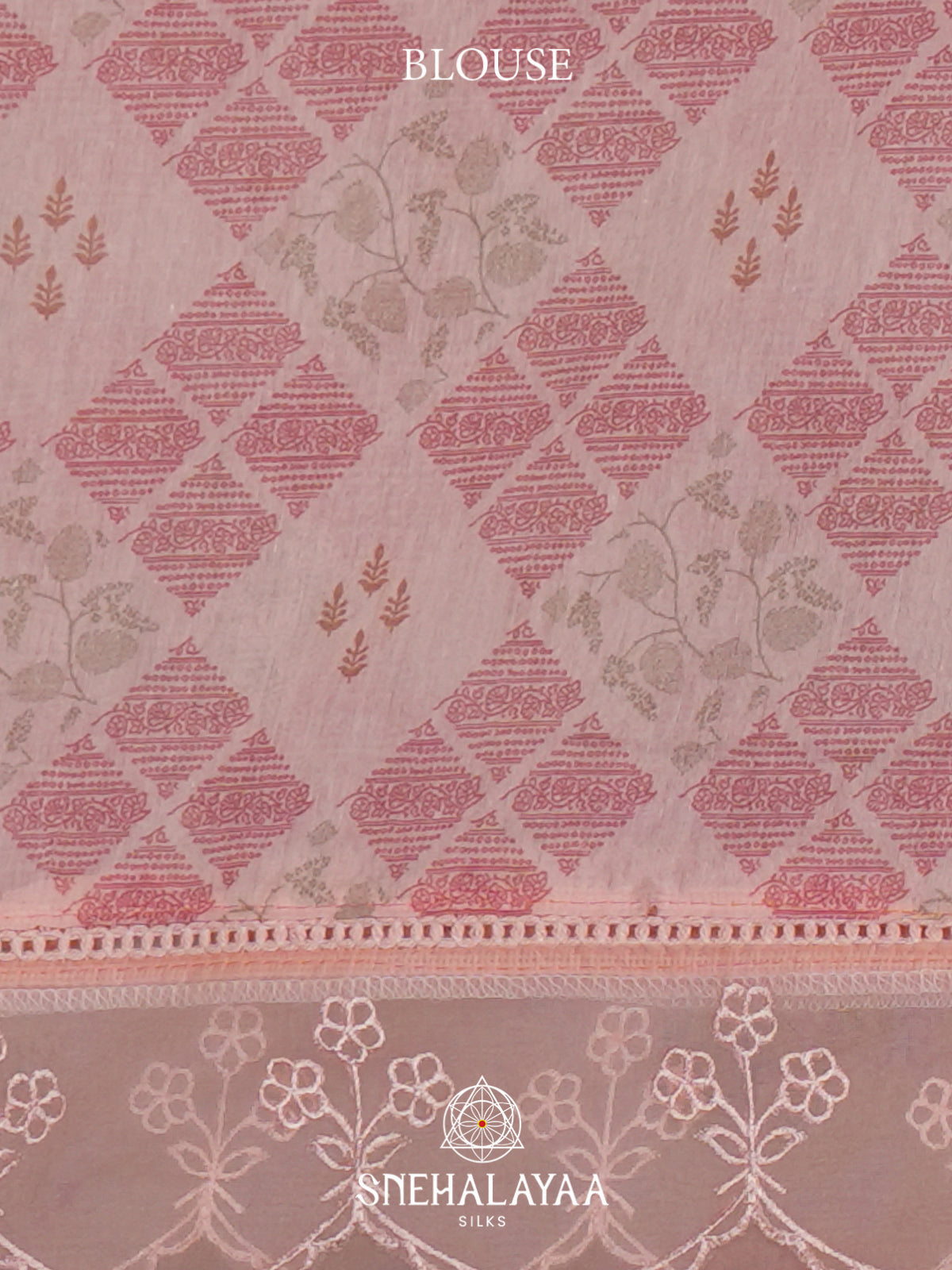 Pink Linen Saree