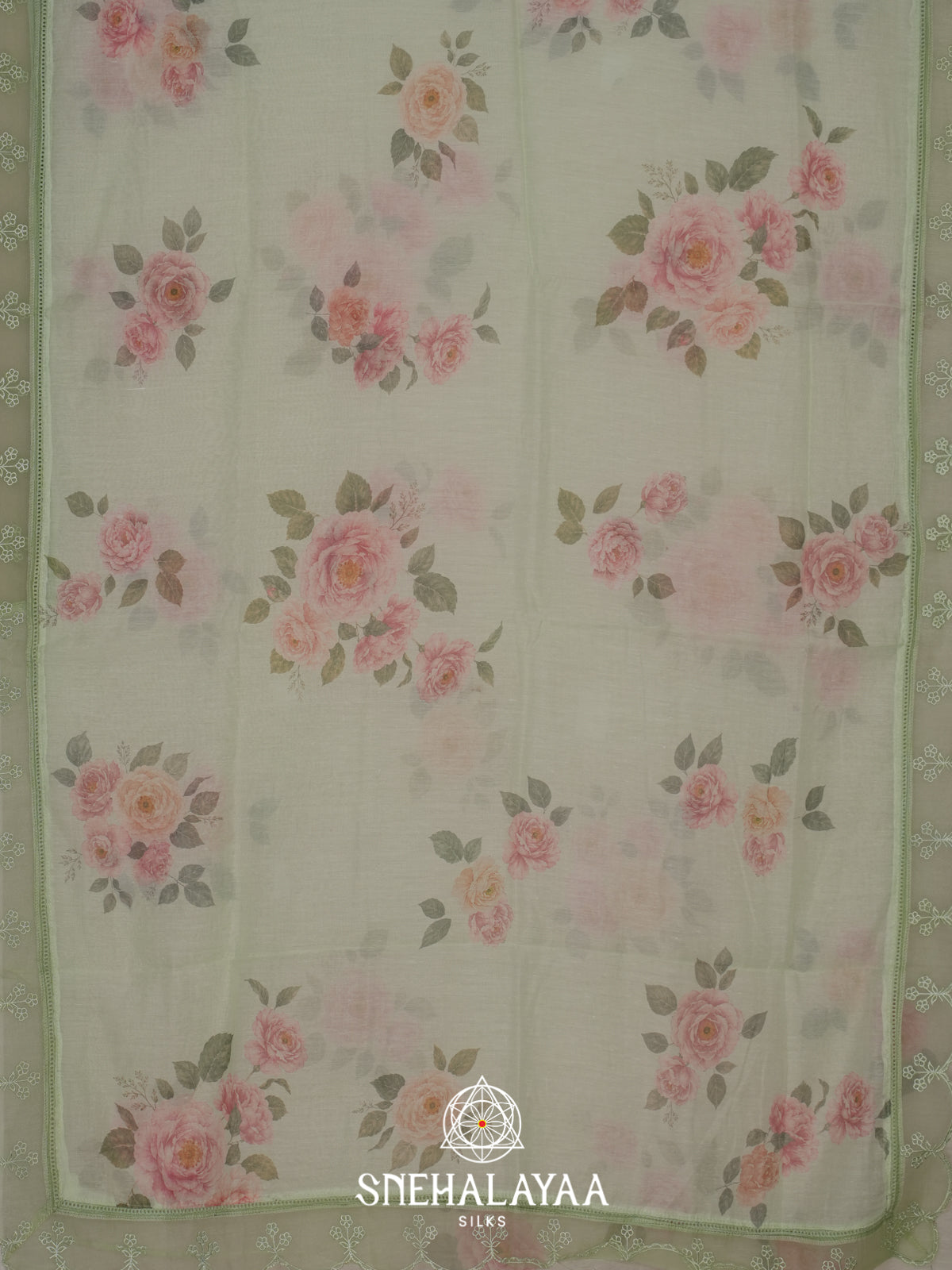 Off White Linen Saree