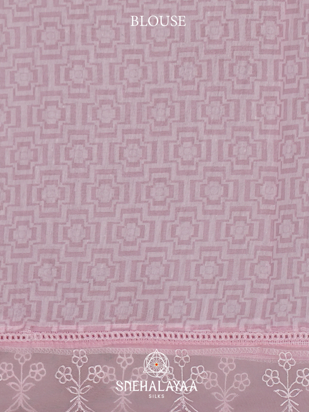 Pink Linen Saree